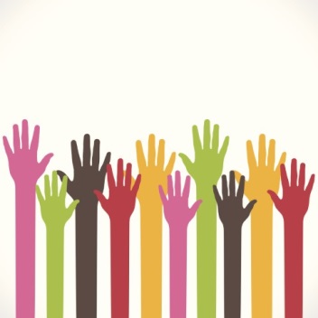 hands up in the air