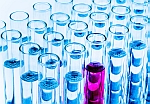 small tubes in bleu color
