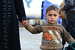 Refugees with child